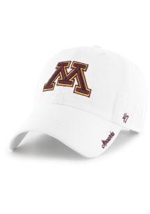 47 Minnesota Golden Gophers White Miata Clean Up Womens Adjustable Hat
