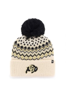 47 Colorado Buffaloes White Elsa Cuff Womens Knit Hat