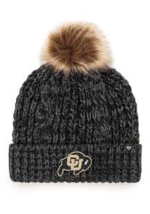 47 Colorado Buffaloes Black Meeko Cuff Womens Knit Hat