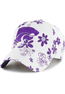 47 K-State Wildcats White Daisy Delight Clean Up youth Youth Adjustable Hat