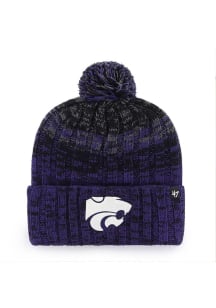 47 K-State Wildcats Purple Cascade Cuff Youth Youth Knit Hat