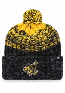 47 Iowa Hawkeyes Black Cascade Cuff Infant Youth Knit Hat