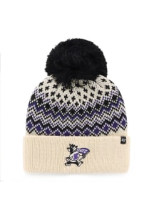 47 K-State Wildcats White Elsa Cuff Womens Knit Hat