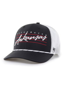 47 Arkansas Razorbacks Downburst Trucker Adjustable Hat - Black