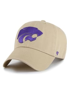 47 K-State Wildcats Clean Up Adjustable Hat - Khaki