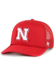 47 Nebraska Cornhuskers Foam Front Mesh Trucker Adjustable Hat - Red