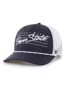 47 Penn State Nittany Lions Downburst Trucker Adjustable Hat - Navy Blue