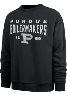47 Purdue Boilermakers Mens Black Windsor River Long Sleeve Fashion Sweatshirt