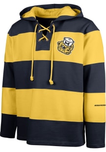 47 Michigan Wolverines Mens Blue Flex Fair Catch Fashion Hood