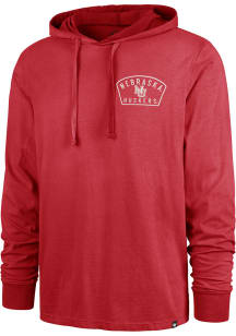 47 Nebraska Cornhuskers Mens Red Overhand River Fashion Hood