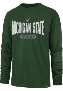 47 Michigan State Spartans Green Outstretch Franklin Long Sleeve Fashion T Shirt