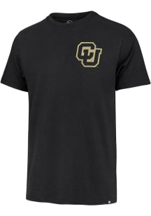 47 Colorado Buffaloes Black Back to Back Franklin Short Sleeve Fashion T Shirt