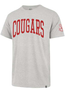 47 Houston Cougars Grey Ace Fieldhouse Short Sleeve Fashion T Shirt