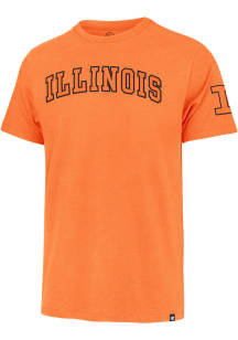 47 Illinois Fighting Illini Orange Franklin Fieldhouse Short Sleeve Fashion T Shirt
