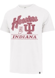 47 Indiana Hoosiers White Fly By Franklin Short Sleeve Fashion T Shirt