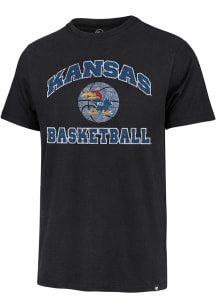 47 Kansas Jayhawks Black Premier Franklin Short Sleeve Fashion T Shirt
