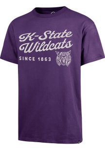 47 K-State Wildcats Purple Carrick River Short Sleeve Fashion T Shirt