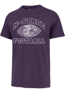 47 K-State Wildcats Purple Premier Franklin Short Sleeve Fashion T Shirt