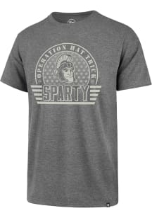 47 Michigan State Spartans Grey OHT Convoy Franklin Short Sleeve Fashion T Shirt