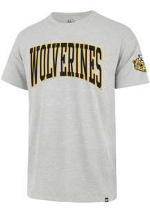 47 Michigan Wolverines Grey Ace Fieldhouse Short Sleeve Fashion T Shirt