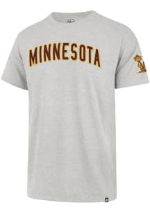 47 Minnesota Golden Gophers Grey Franklin Fieldhouse Short Sleeve Fashion T Shirt