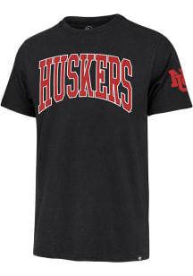 47 Nebraska Cornhuskers Black Ace Fieldhouse Short Sleeve Fashion T Shirt