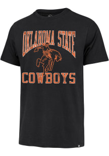 47 Oklahoma State Cowboys Black Premier Franklin Big Ups Short Sleeve Fashion T Shirt
