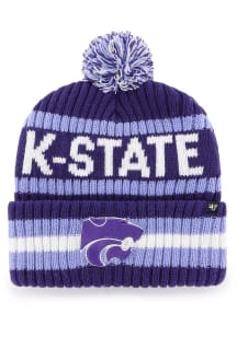 47 K-State Wildcats Purple Bering Cuff Mens Knit Hat