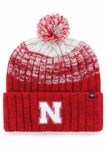 47 Nebraska Cornhuskers Red Cascade Cuff Mens Knit Hat