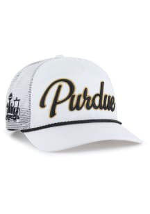 47 Purdue Boilermakers OVERHAND MESH 47 HITCH Adjustable Hat - White