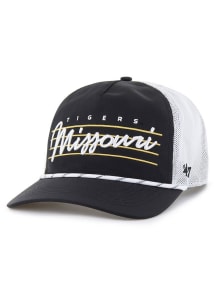 47 Missouri Tigers DOWNBURST MESH 47 HITCH Adjustable Hat - Black