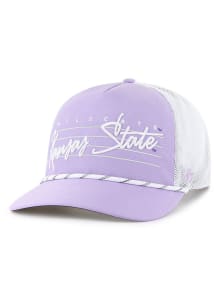 47 K-State Wildcats DOWNBURST MESH 47 HITCH Adjustable Hat - Purple