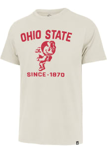 47 Ohio State Buckeyes Oatmeal Duster Franklin Short Sleeve Fashion T Shirt