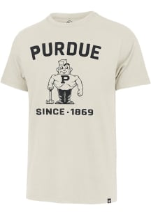 47 Purdue Boilermakers Grey Duster Franklin Short Sleeve Fashion T Shirt