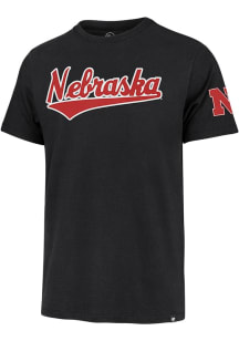 47 Nebraska Cornhuskers Black Franklin Fieldhouse Short Sleeve Fashion T Shirt