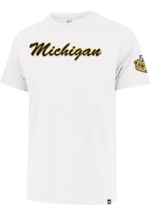 47 Michigan Wolverines White Franklin Fieldhouse Short Sleeve Fashion T Shirt