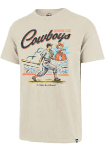 47 Oklahoma State Cowboys Ivory Golden Age Scrum Short Sleeve Fashion T Shirt