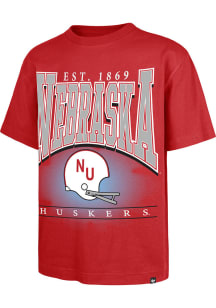 47 Nebraska Cornhuskers Red Hot Corner Foundation Short Sleeve Fashion T Shirt