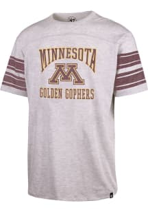 47 Minnesota Golden Gophers Ash Arena Arch Holyoke Short Sleeve Fashion T Shirt