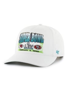 47 Kansas City Chiefs Super Bowl Dueling Arch Champ Hitch Adjustable Hat - White
