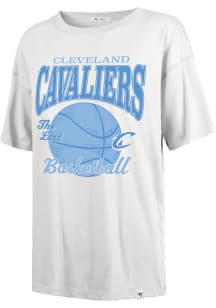 47 Cleveland Cavaliers Womens White City Edition Sadie Short Sleeve T-Shirt