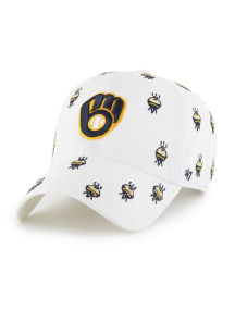 47 Milwaukee Brewers White City Connect Confetti Clean Up Womens Adjustable Hat
