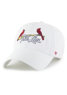 47 St Louis Cardinals City Connect Primary Clean Up Adjustable Hat - White