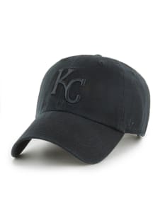 47 Kansas City Royals Tonal Logo Clean Up Adjustable Hat - Black