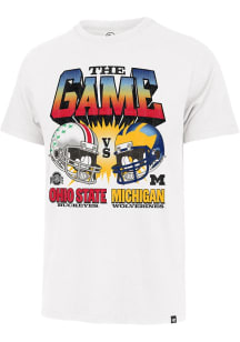 47 White The Game Football Rivalry Short Sleeve Fashion T Shirt