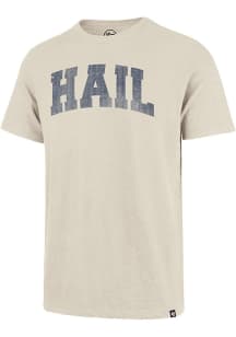 47 Michigan Wolverines Tan Wordmark Short Sleeve Fashion T Shirt