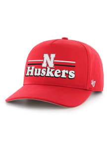 47 Nebraska Cornhuskers DOMESTIC CAMPSCAPE 47 HITCH Adjustable Hat - Red