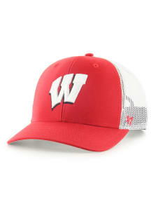47 Wisconsin Badgers Trucker Adjustable Hat - Red