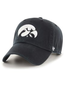 47 Iowa Hawkeyes Clean Up Adjustable Hat - Black