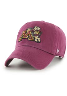 47 Minnesota Golden Gophers Clean Up Adjustable Hat - Maroon